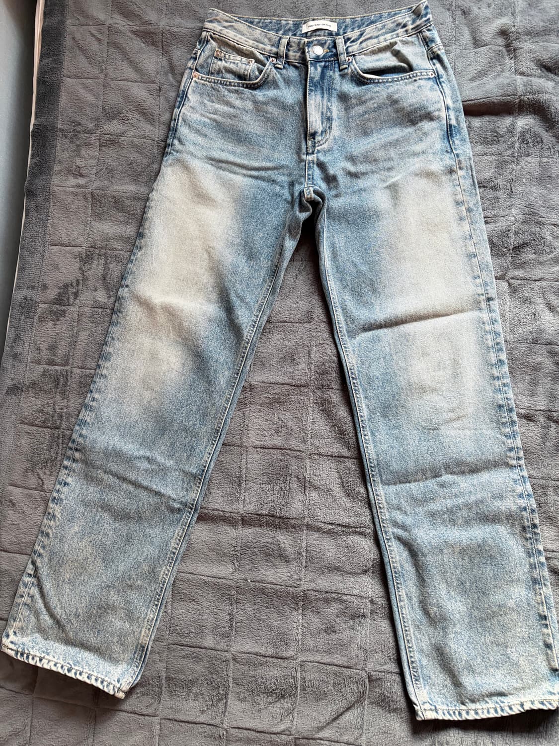 브랜디드 사하라 데님 와이드스트레이트 핏 상품이미지6