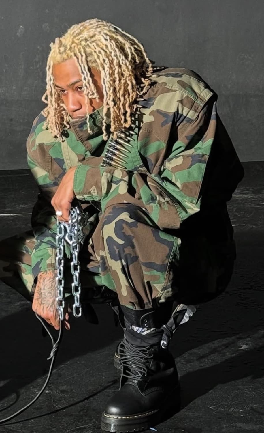 스탠드얼론  밀리터리 하이넥크롭자켓 상품이미지1