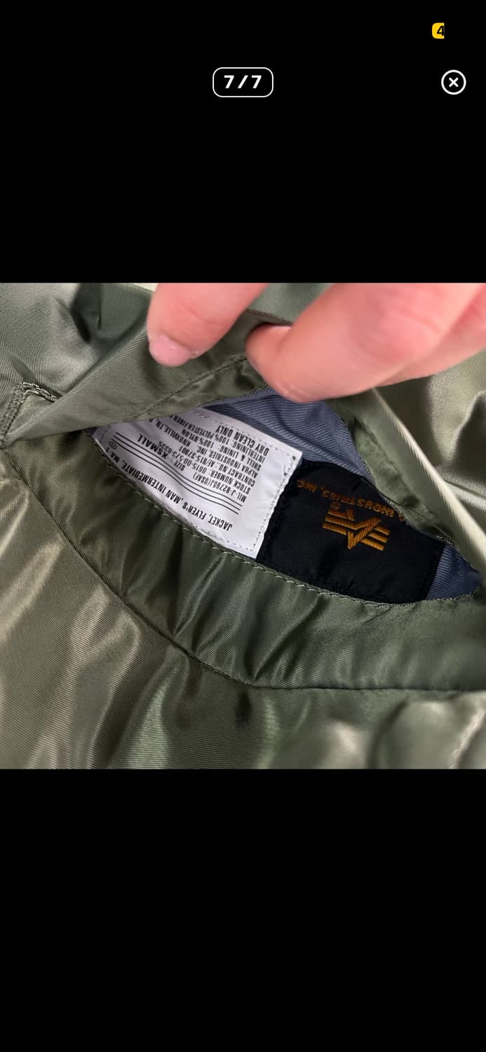 알파인더스트리 ma-1 상품이미지7