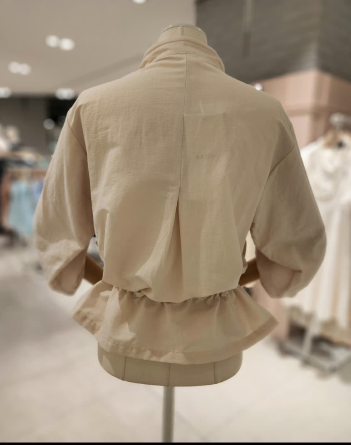 (새상품)샤틴 프린팅 롤업 점퍼 프리사이즈 상품이미지3