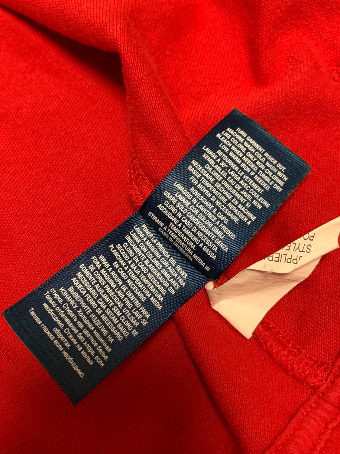 폴로 빅포니 후드집업 레드 상품이미지7