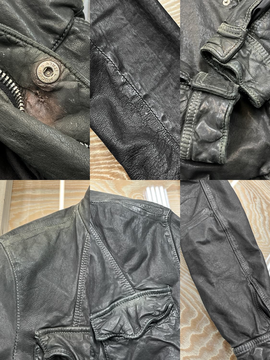 Lat 40.8 램 레더 자켓 상품이미지7
