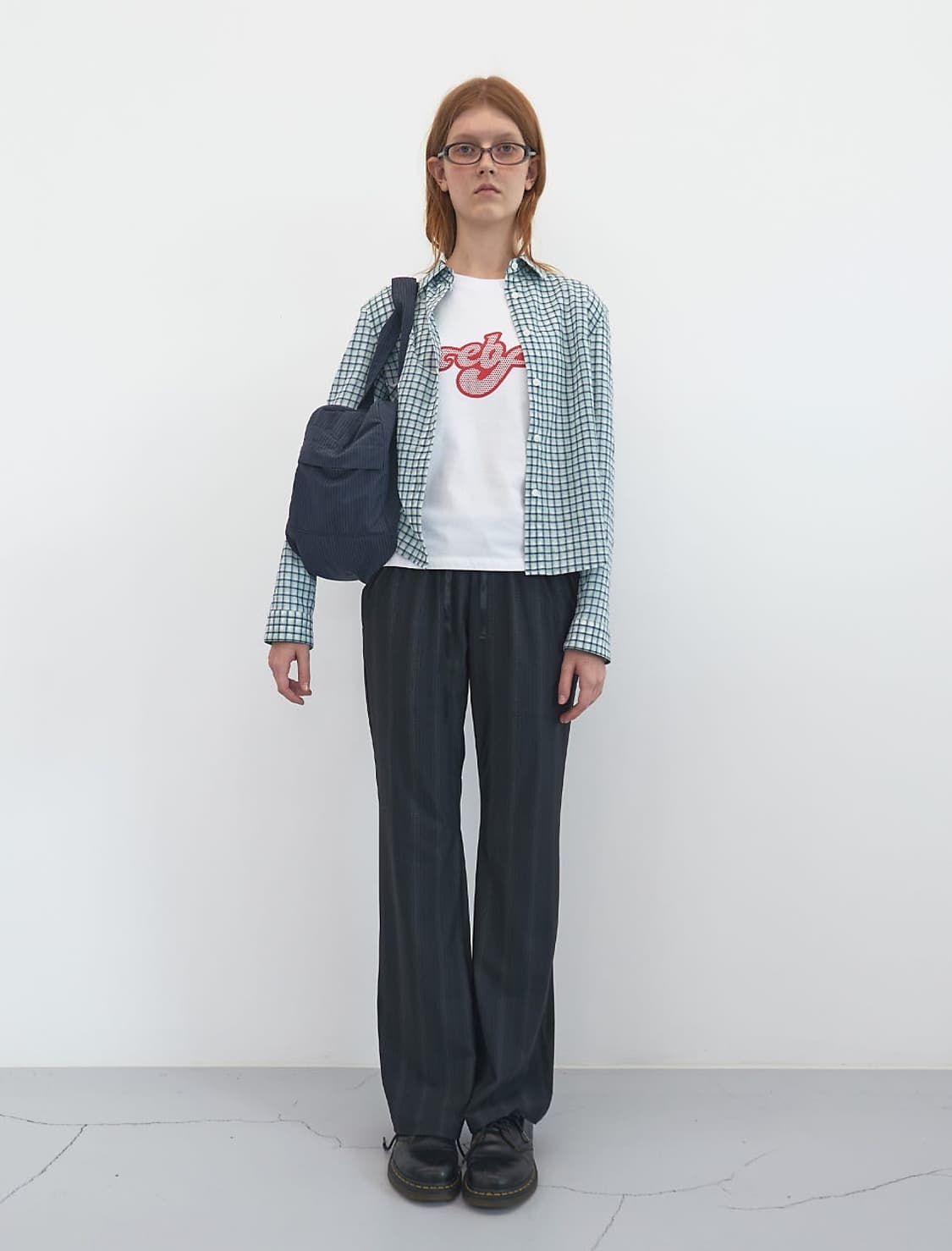 엔조블루스_위티체크셔츠 (그린) 상품이미지1