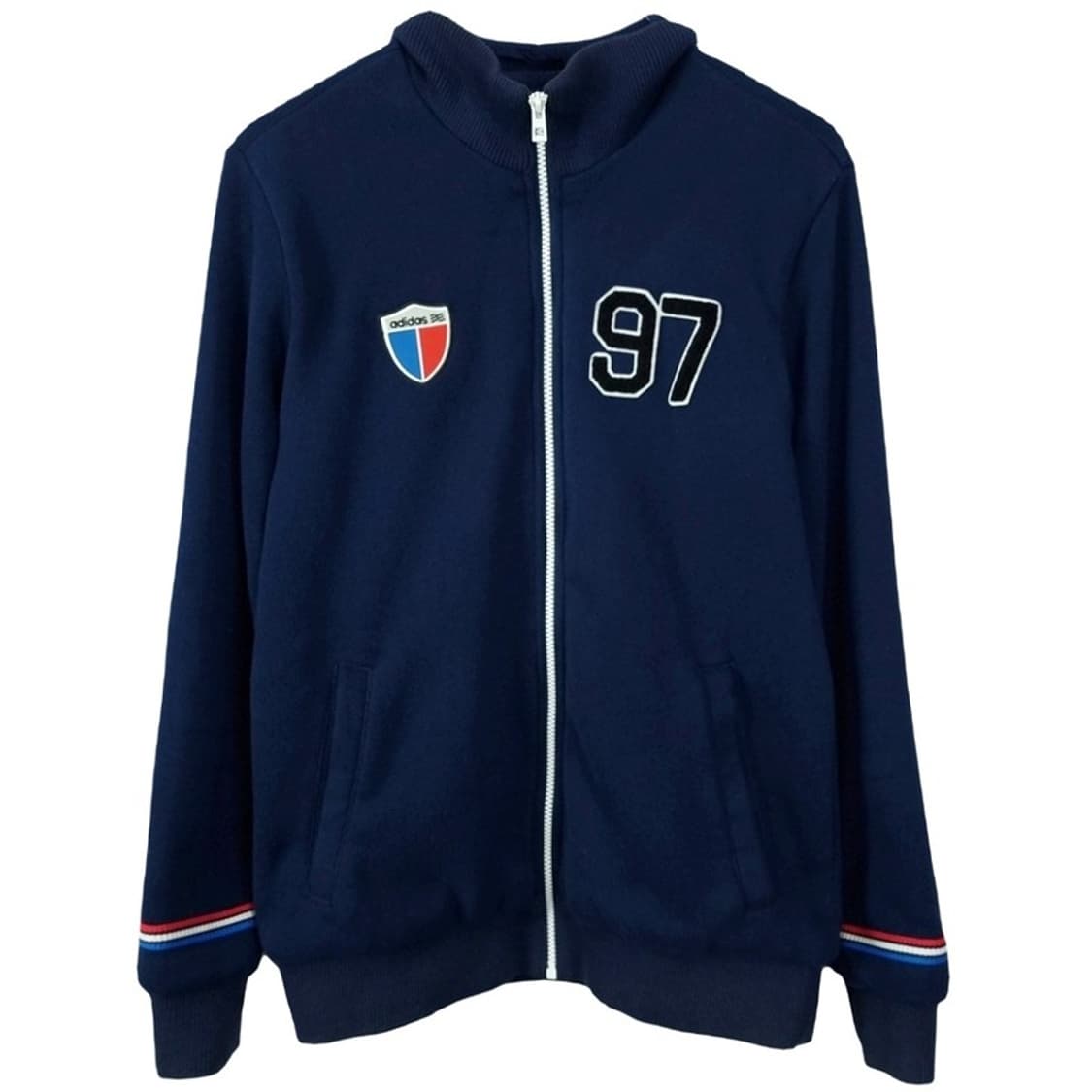 [아디다스] 빅로고 스포츠 져지 트랙탑 집업 자켓 네이비 M19755 상품이미지2