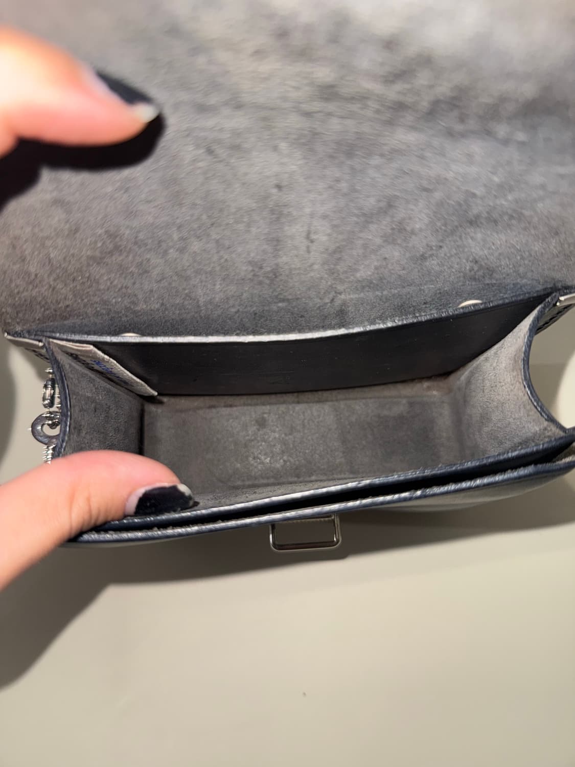 2000s CommedesGarcons mini leather bag 상품이미지8