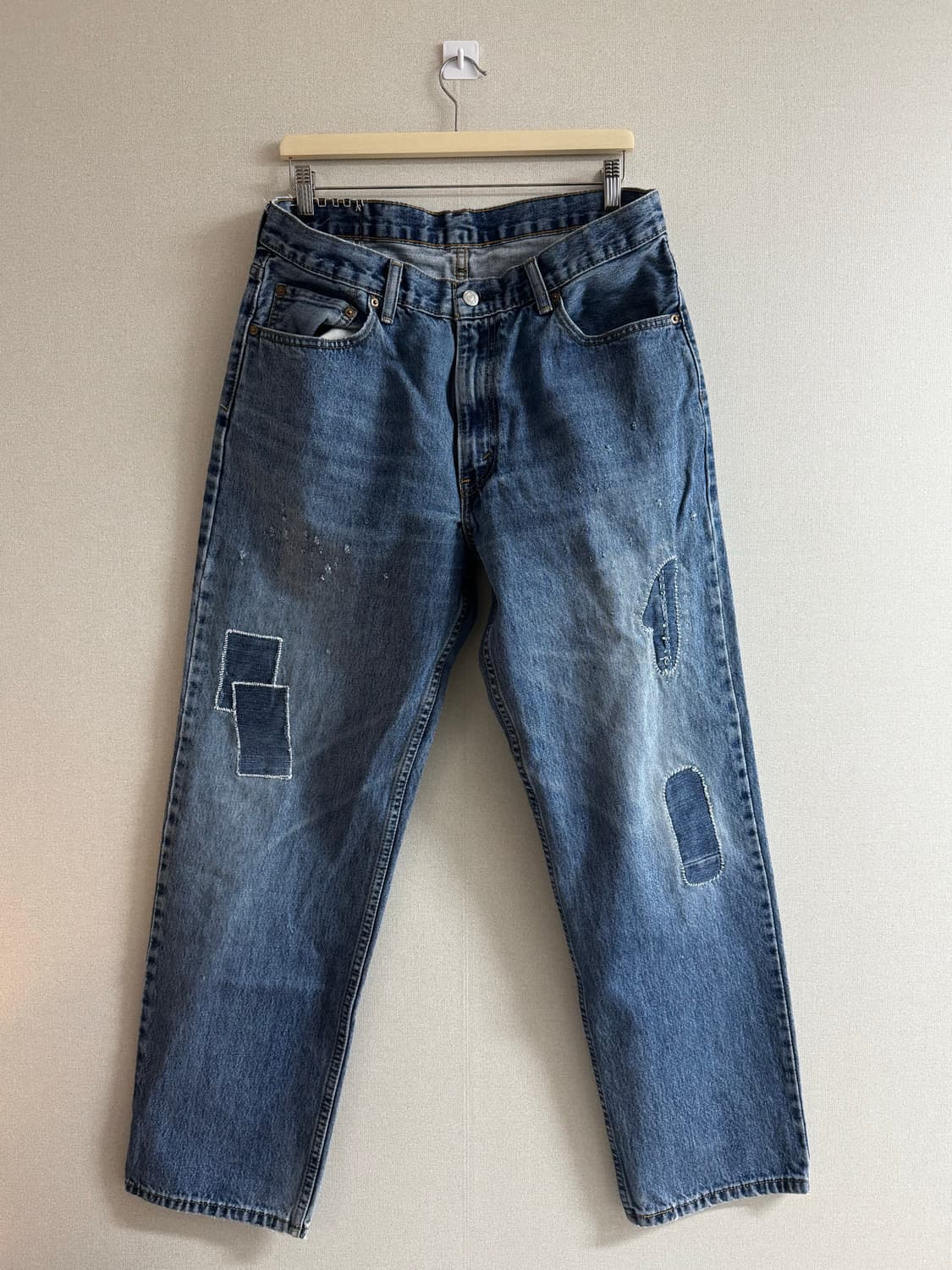 LEVIS 리바이스 워싱 데님 진 34 550 상품이미지2