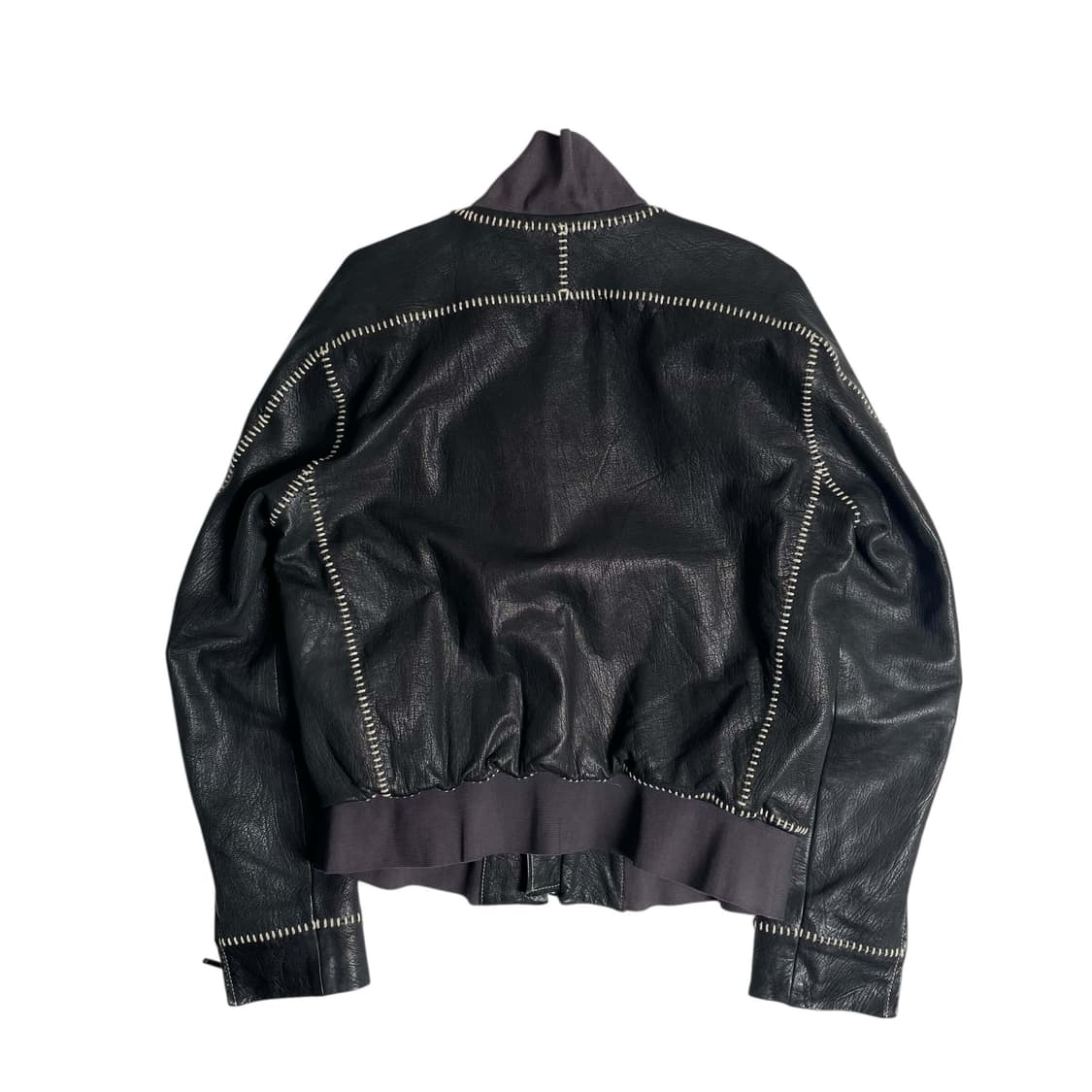 Emporio armani 소가죽 야구공 스티치 자켓 상품이미지6