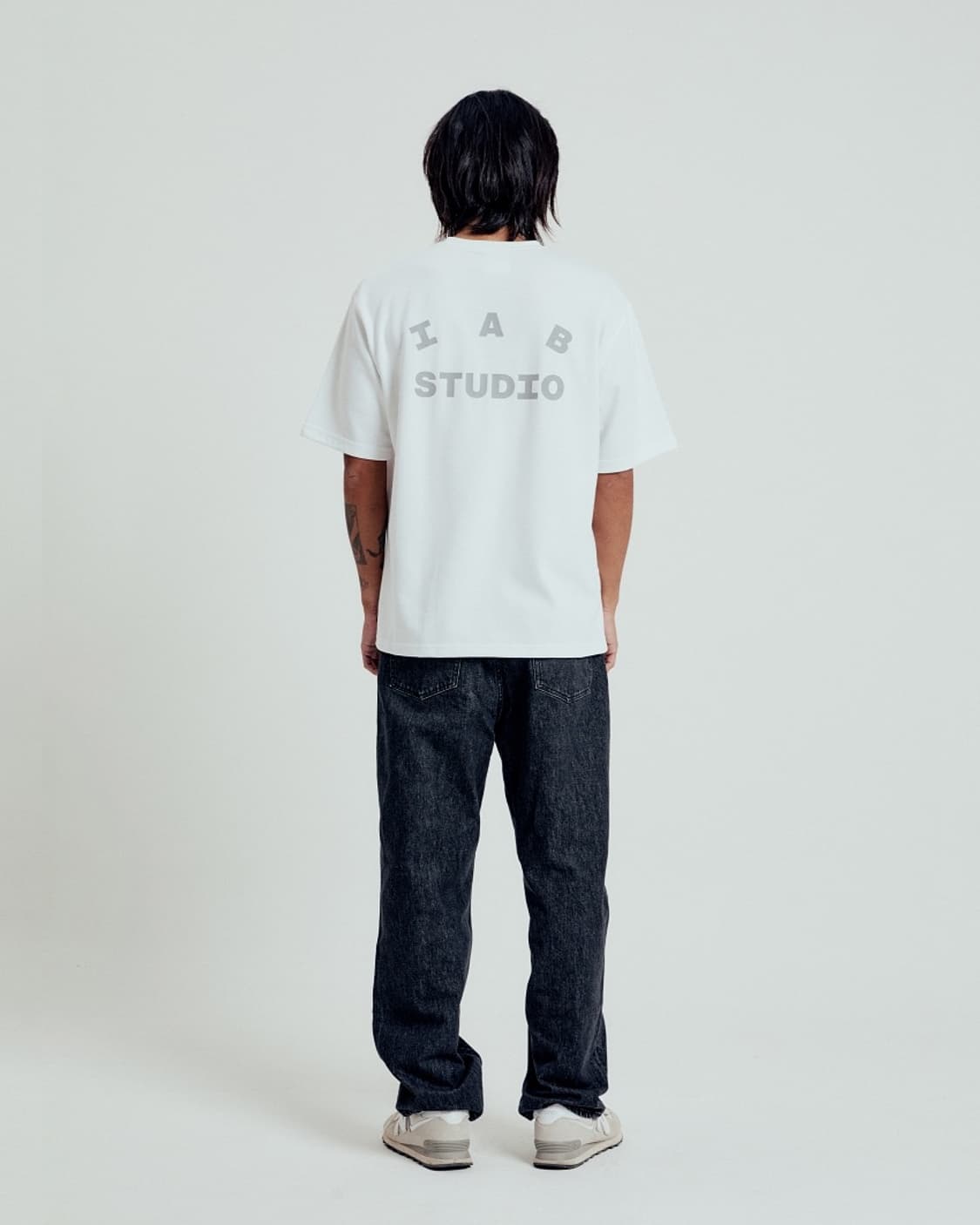 S 아이앱 스튜디오 티셔츠 화이트 그레이 미개봉 상품이미지6