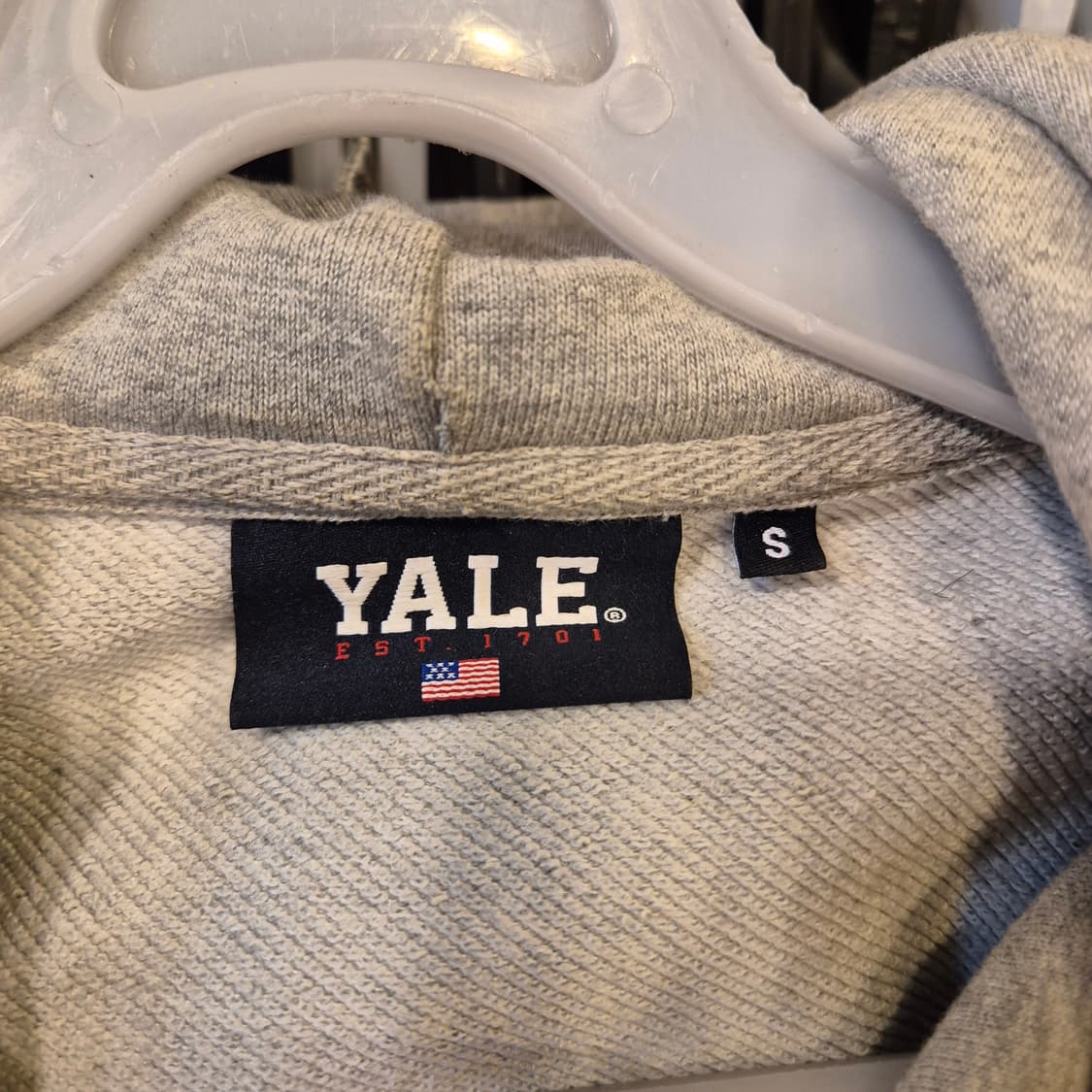 S. YALE 그레이 후드 상품이미지3