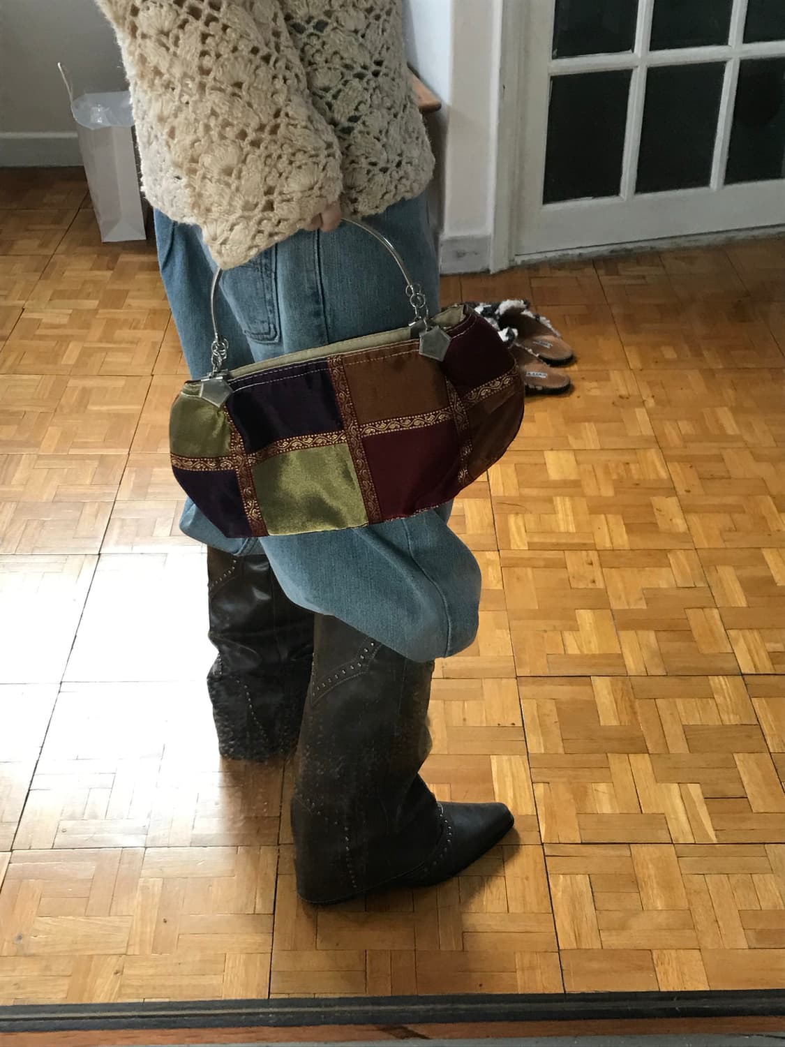 vintage patch shoulder bag 상품이미지4