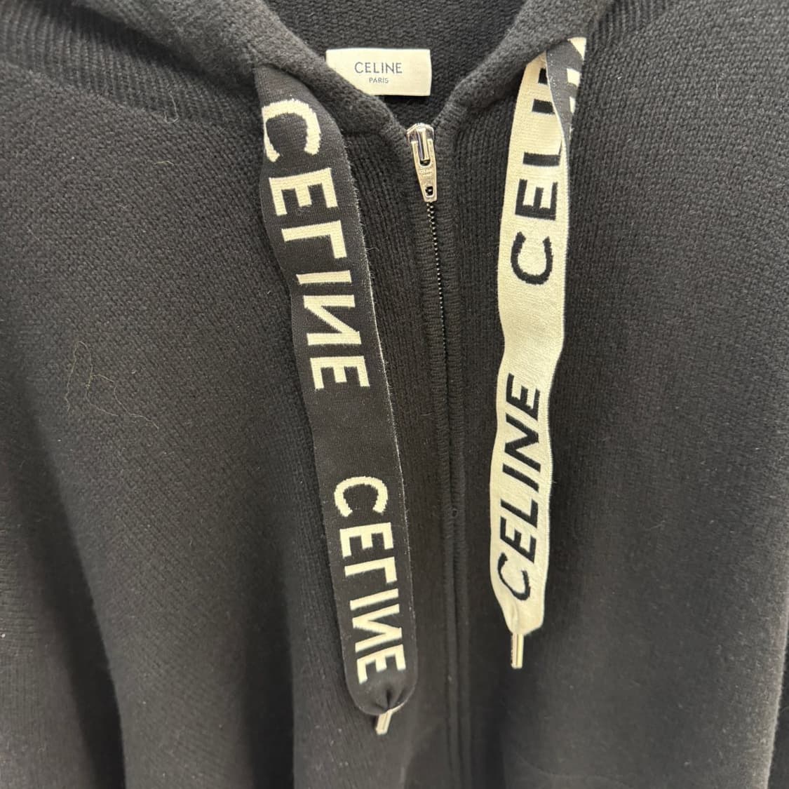 [리오브전포점] 셀린느 오버 스트링 캐시미어 울 후드집업 상품이미지4