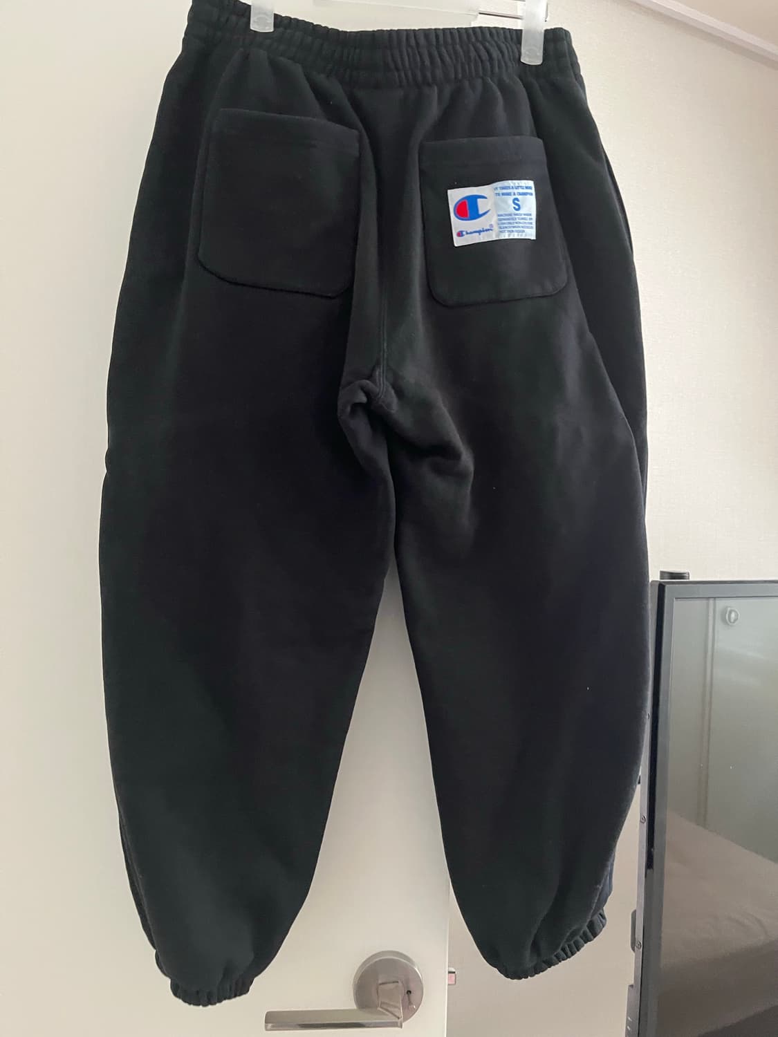 챔피온 헤비웨이트 기모 조거 s사이즈 블랙  상품이미지4