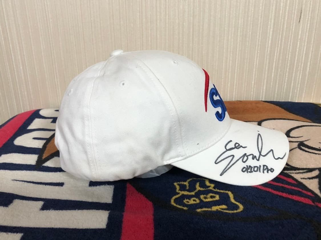 SBI저축은행 골프단 선수모자/캡 이소미/김아림프로 싸인 상품이미지6