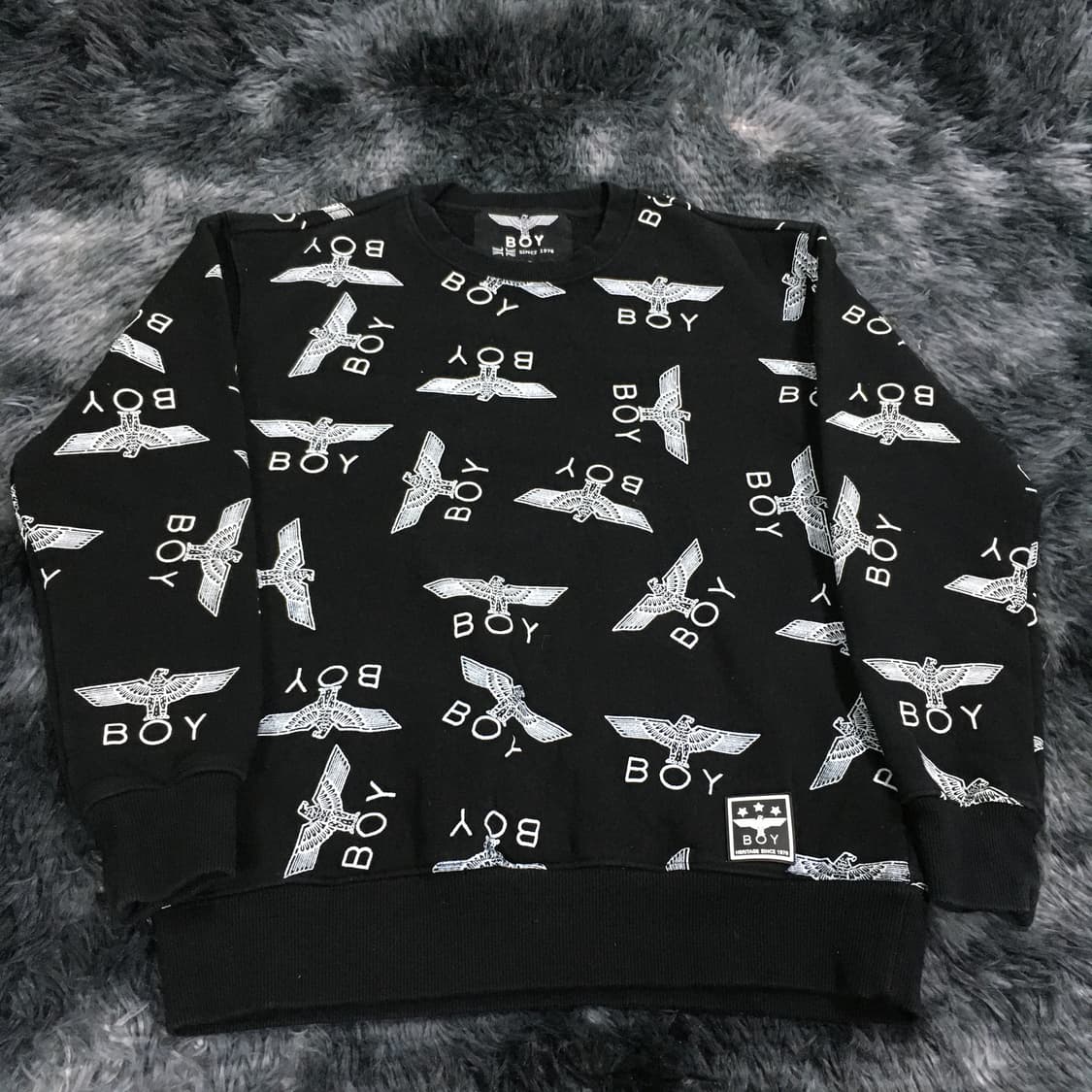 투티/A10 BOY LONDON SINCE 1976 패턴 패치 맨투맨 상품이미지1