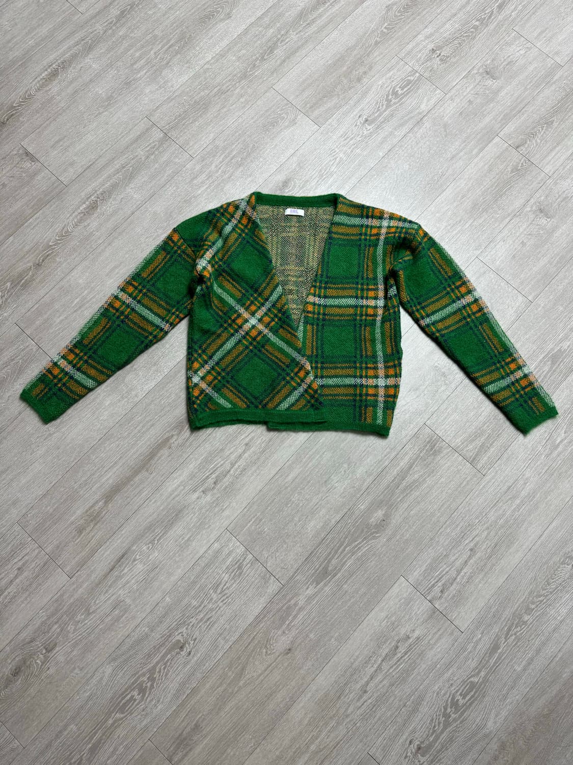 ERL jacquard plain knit green  상품이미지2