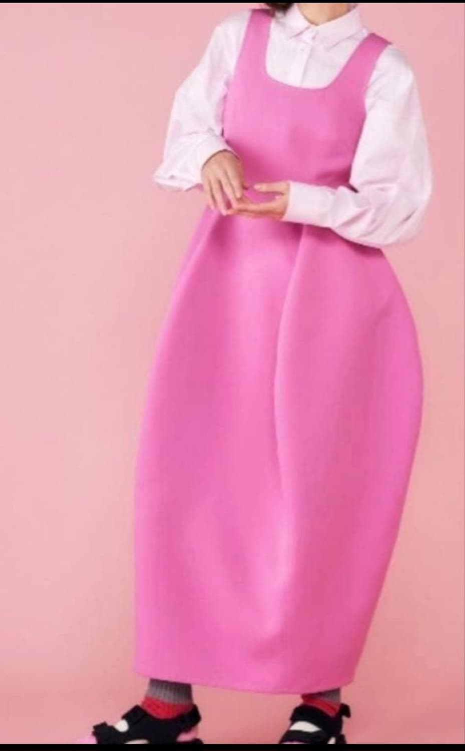 나곤스탠스 엔폴드 벌룬 원피스  상품이미지2