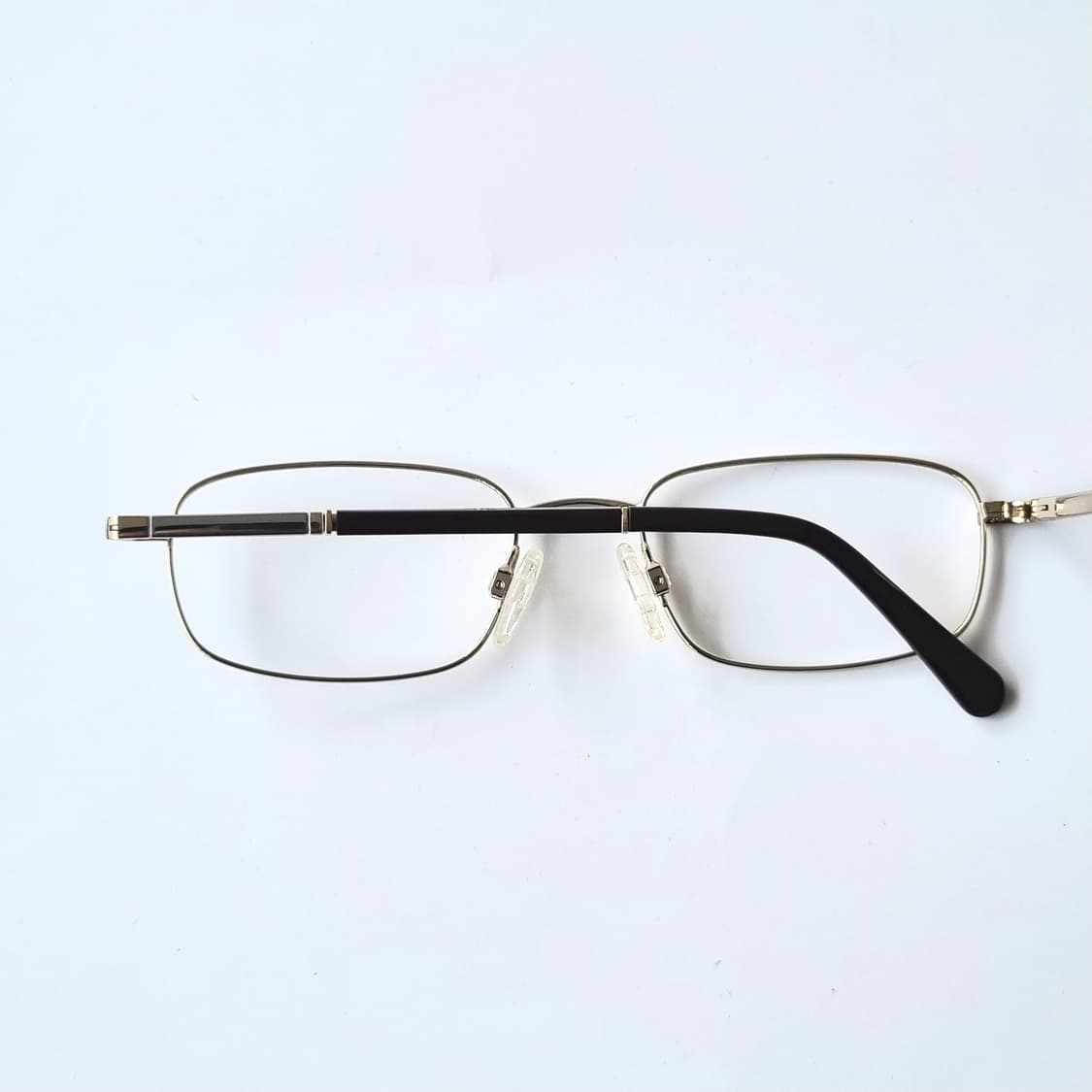 데드스탁 슬림 골드 메탈 스퀘어 안경테 729 상품이미지6