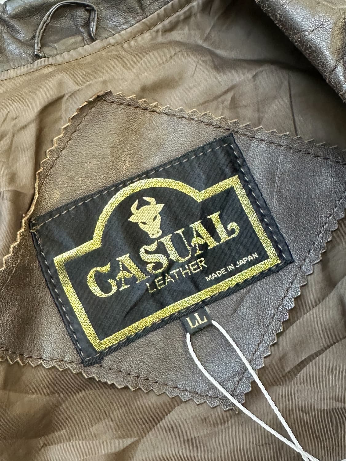 캐쥬얼 레더 페이디드 레더 집업 자켓 상품이미지5