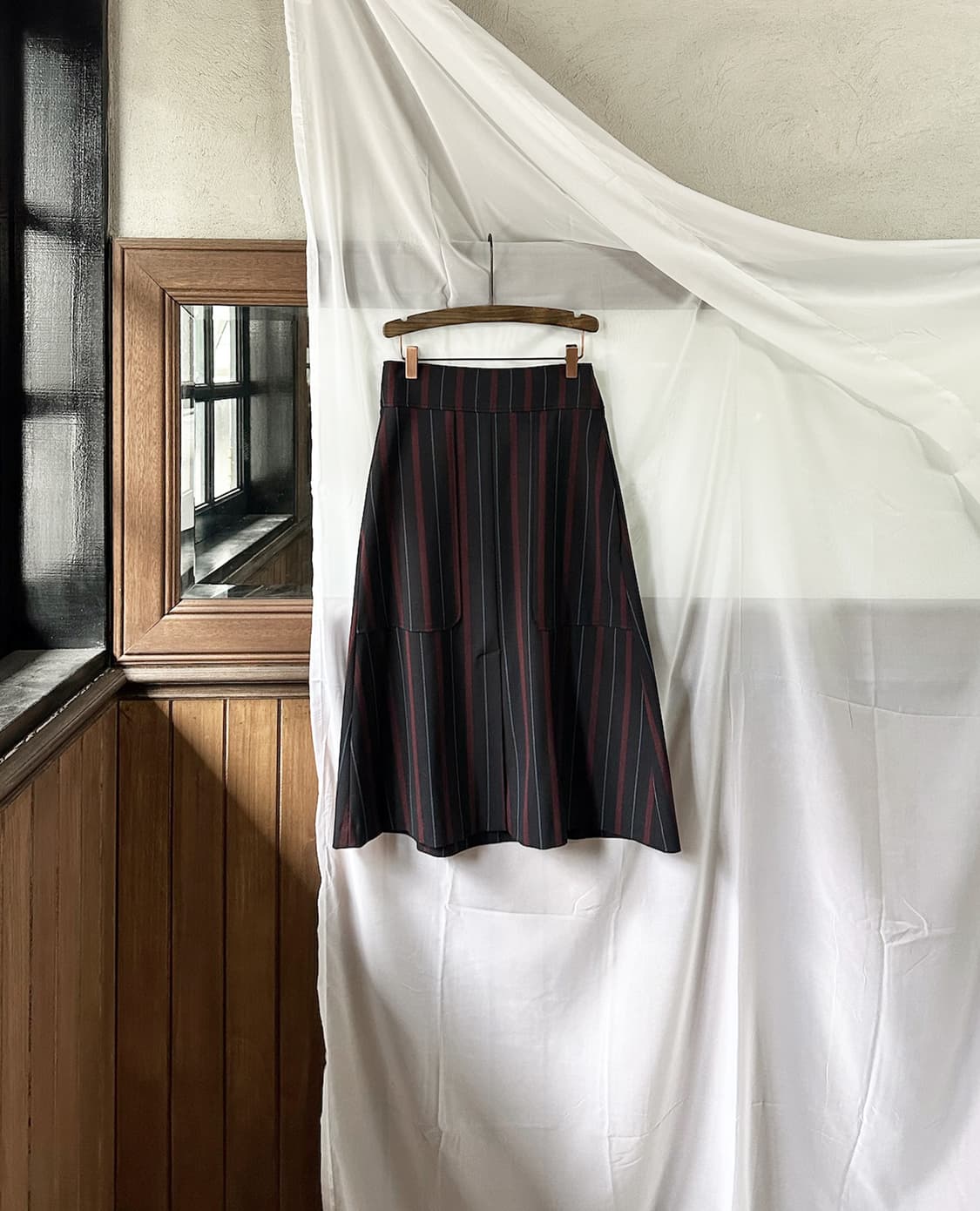 SEE BY CHLOE striped flare skirt 상품이미지7