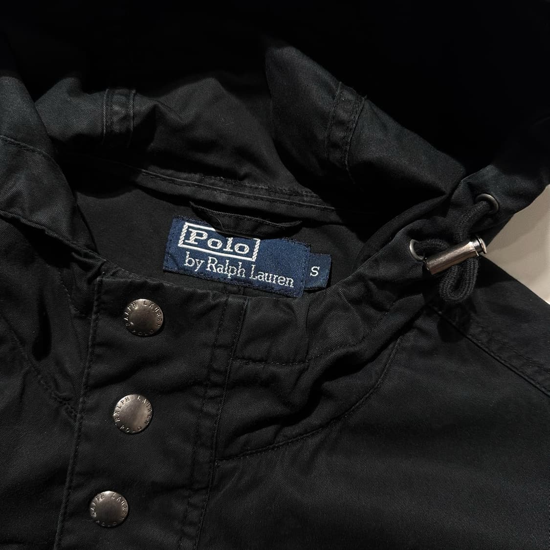 폴로 랄프로렌 코튼 후드 자켓 블랙 상품이미지4