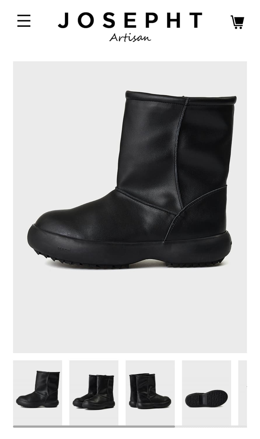 조셉트 아모스 레더 부츠 275 상품이미지1