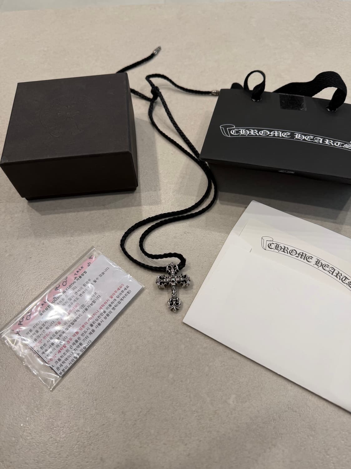 크롬하츠 필리그리 XS 가죽 목걸이 상품이미지2