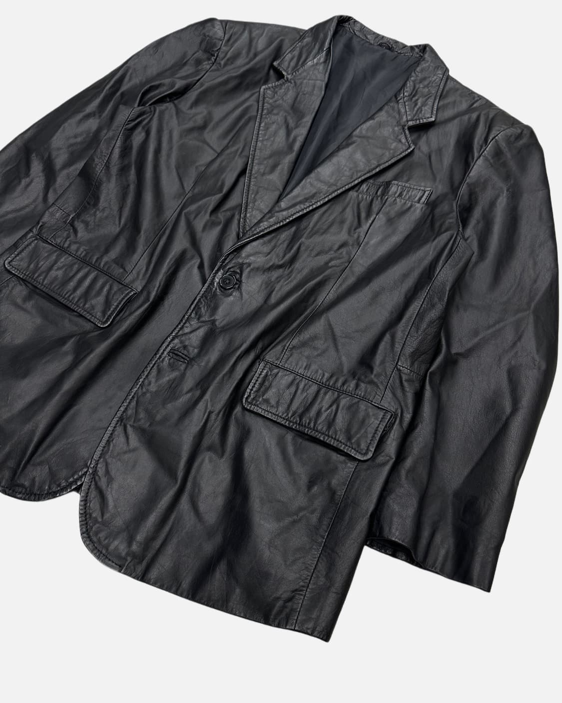 black cow leather blazer 상품이미지2