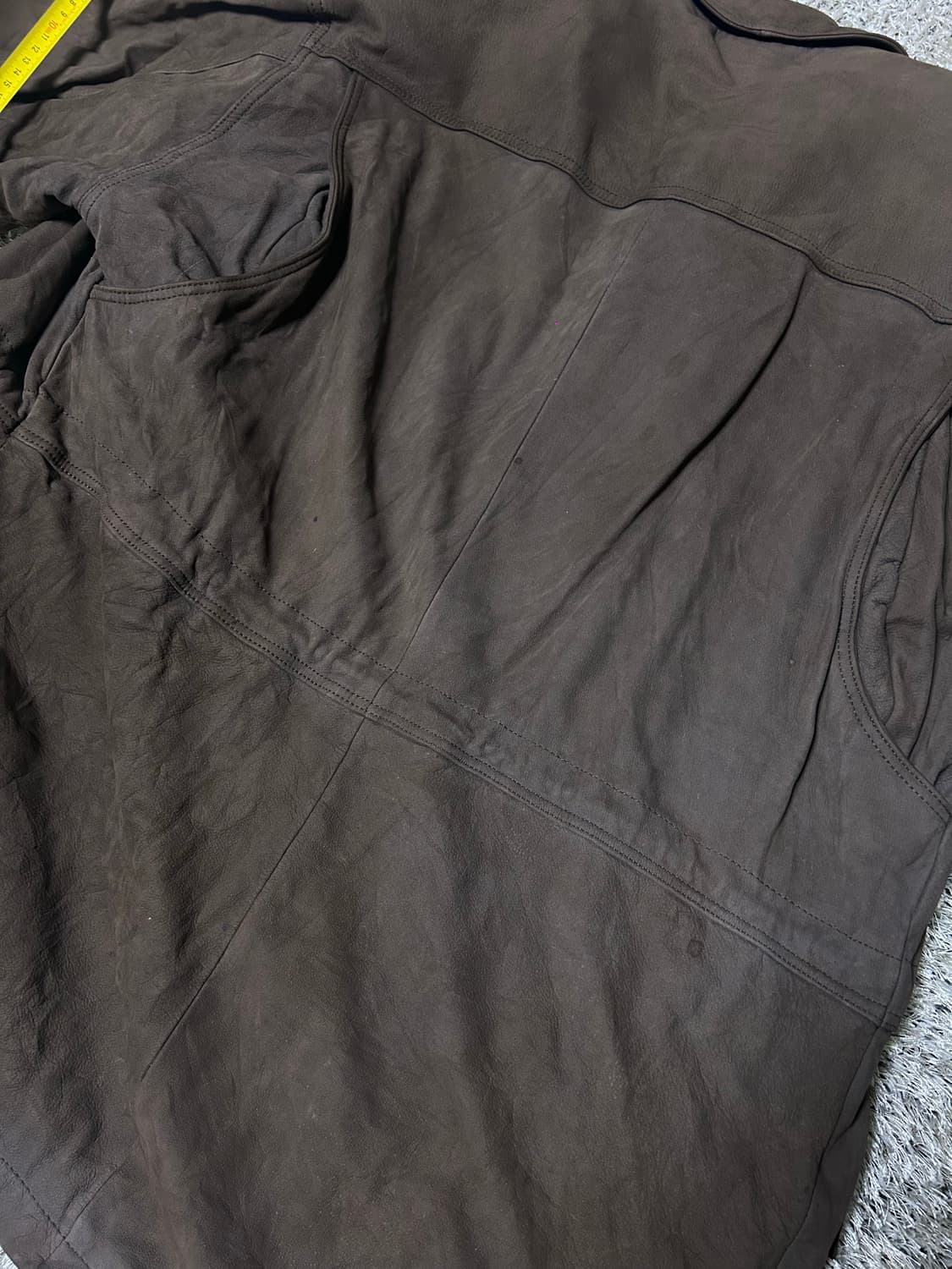 일본판 소가죽 헌팅자켓 사이즈 105~110 상품이미지9