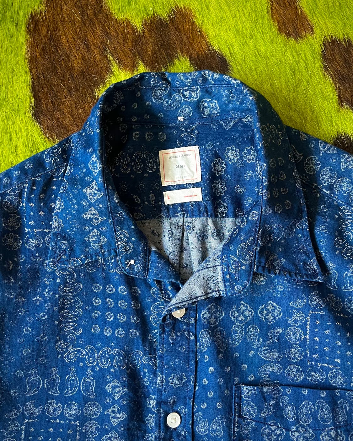 GAP Bandana Paisley 1/2 Shirt 상품이미지4