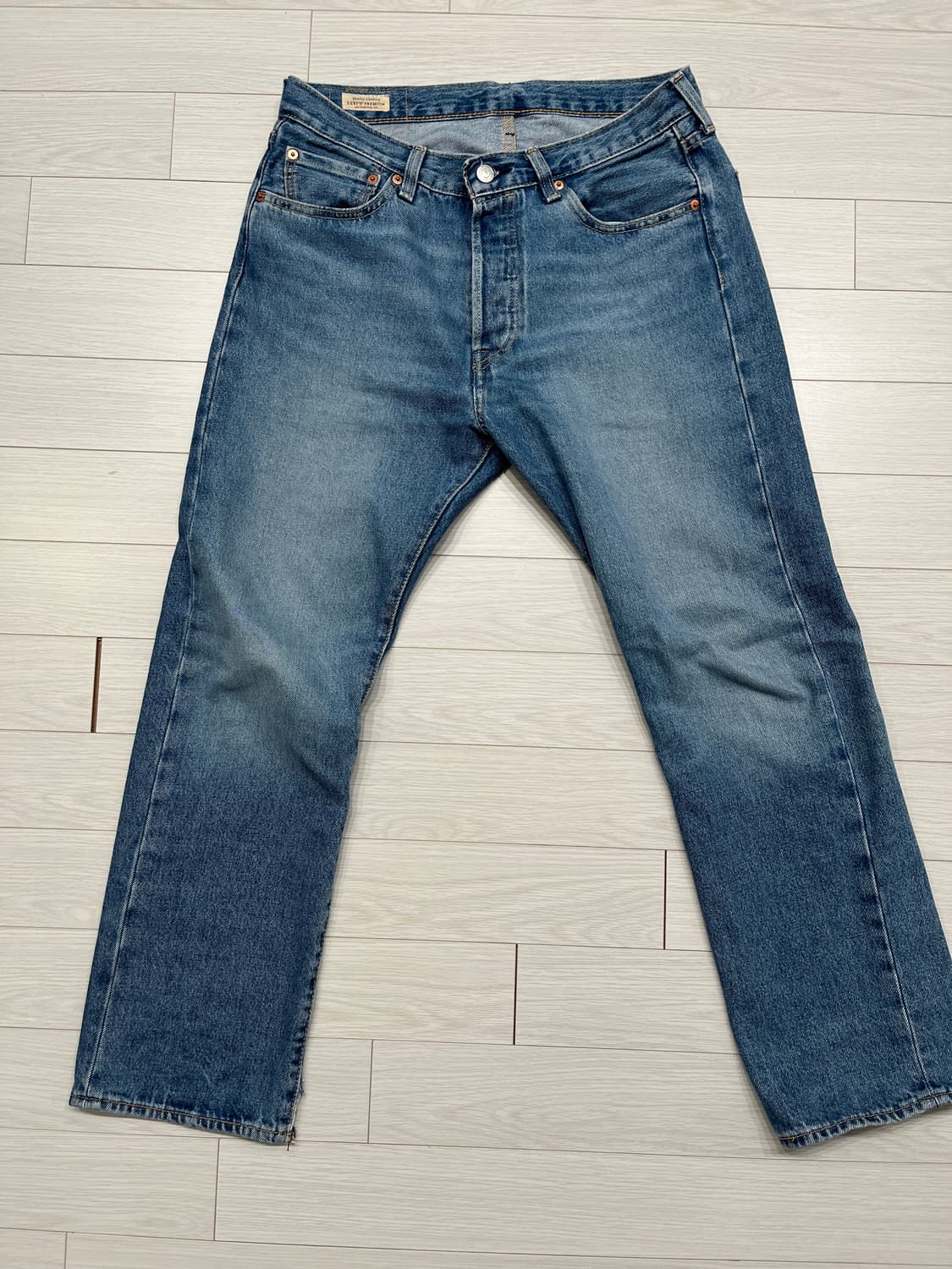 리바이스501 프리미엄 중청 32x29 상품이미지2