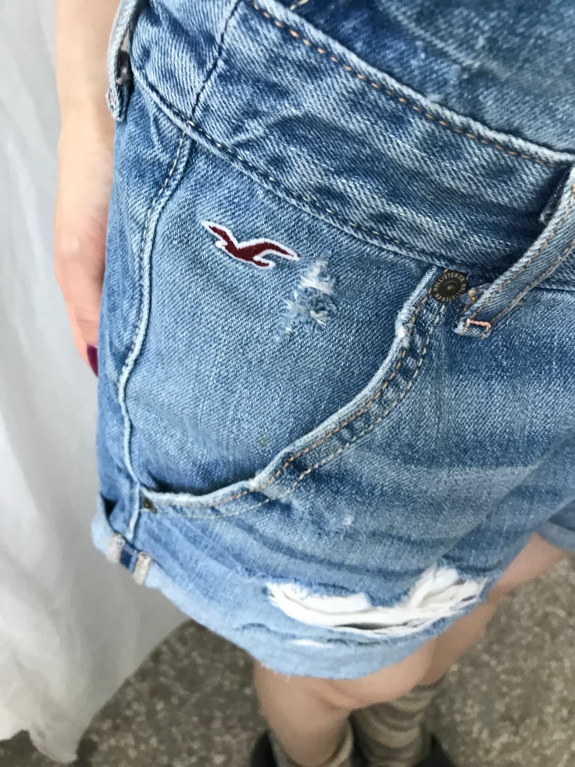 hollister 썸머 데님 오버롤 상품이미지4
