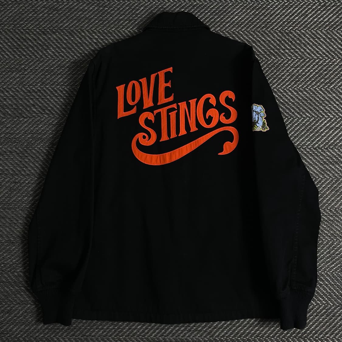 오프닝 세레모니 빅로고 블랙 박시핏 워크 자켓y 3553 상품이미지2