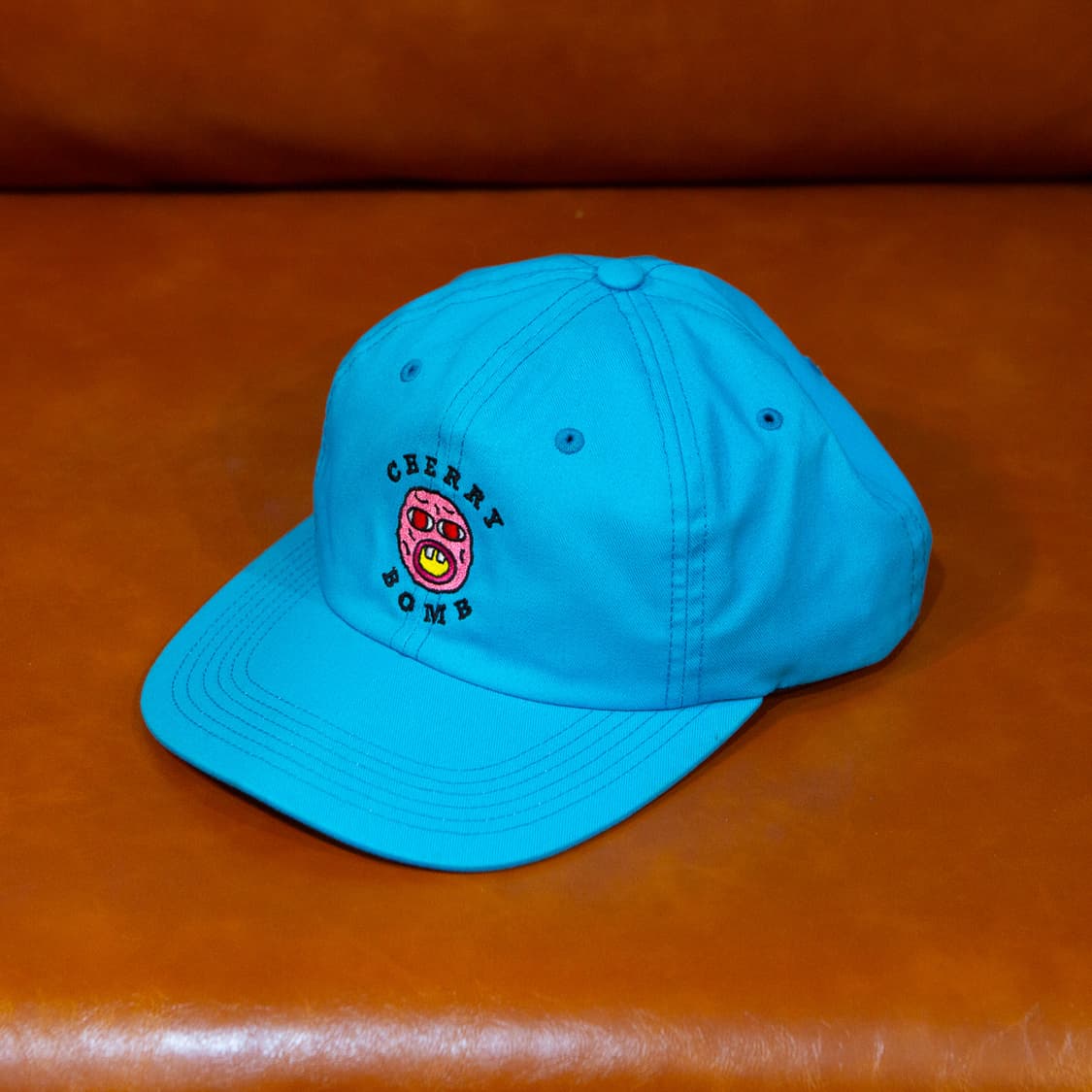 OG 15FW 골프왕 체리밤 머천 캡 블루 상품이미지2