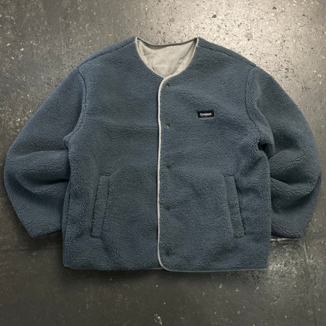 100 커버낫 리버시블 후리스 점퍼 상품이미지1