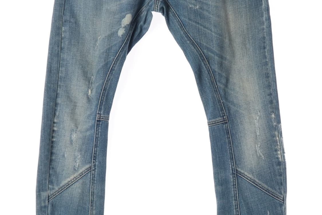 존 갈리아노 커브드 디스트레스드 블리치 데님 상품이미지4
