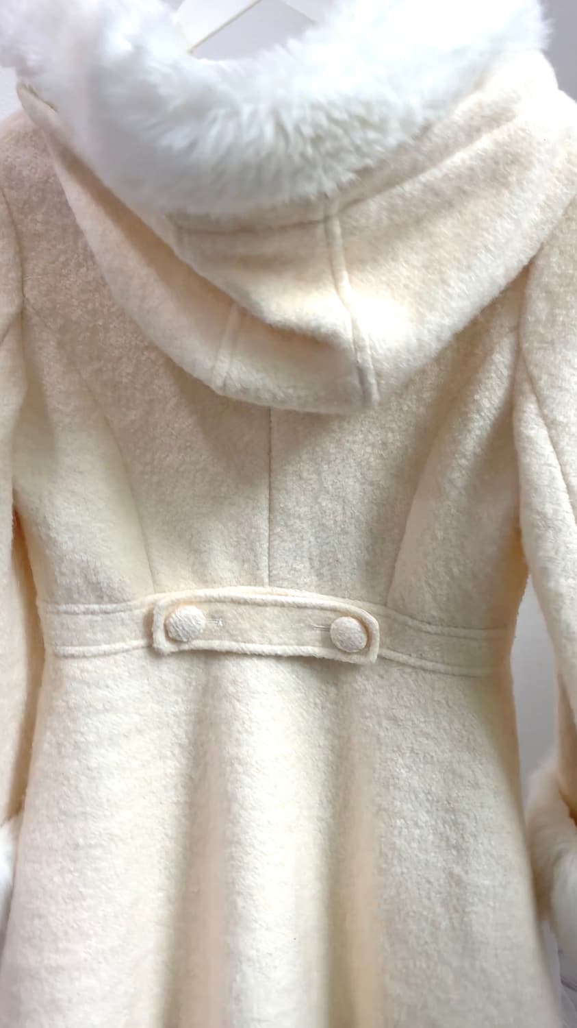 리즈리사 양산형 달천 후드 폼폼이 원피스코트 헤이세이 라떼갸루 핀터레스트 상품이미지6