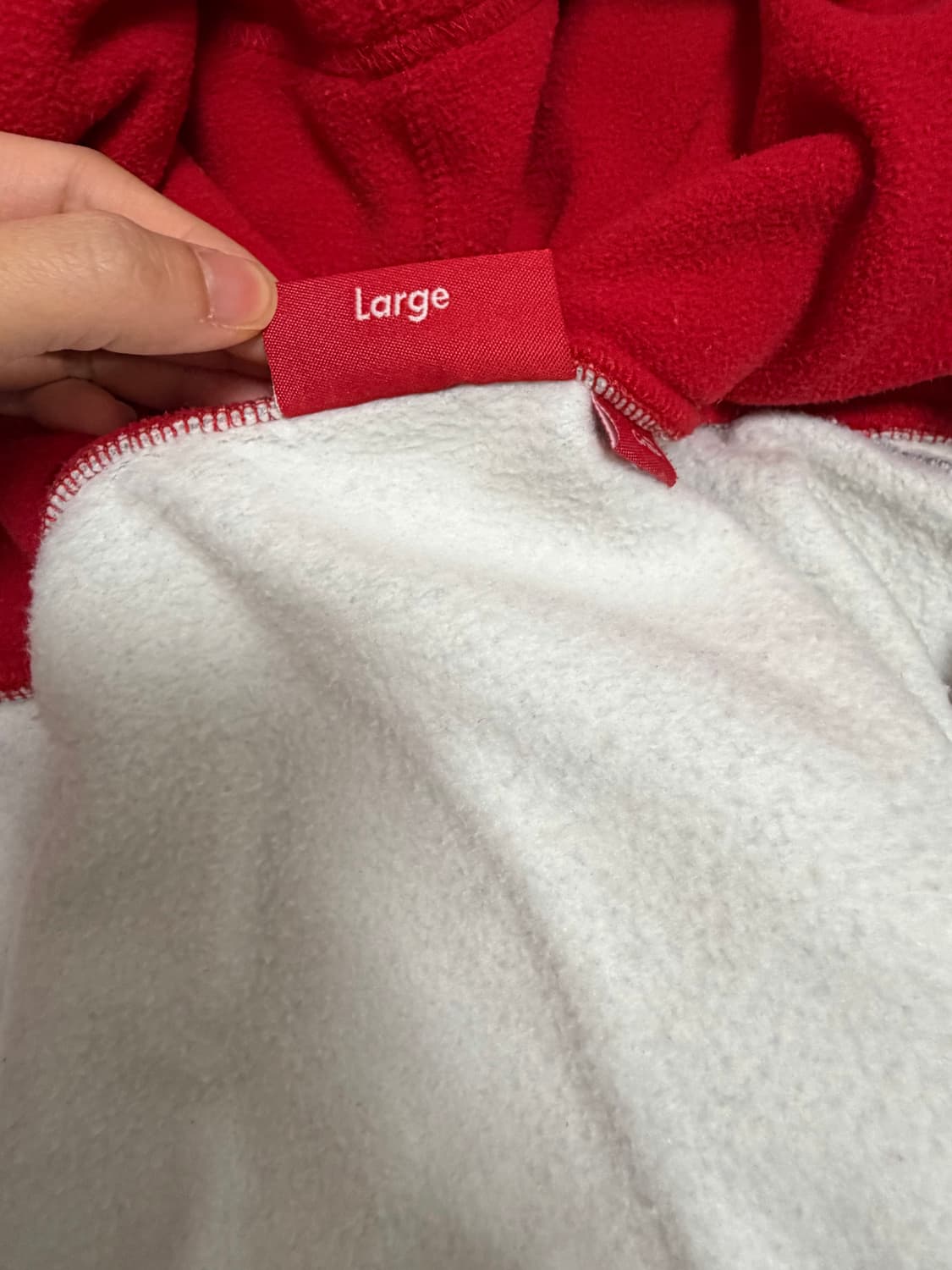 슈프림 더블 후드 페이스마스크 집업 후드 스웨트셔츠 헤더 그레이 - 22 상품이미지9