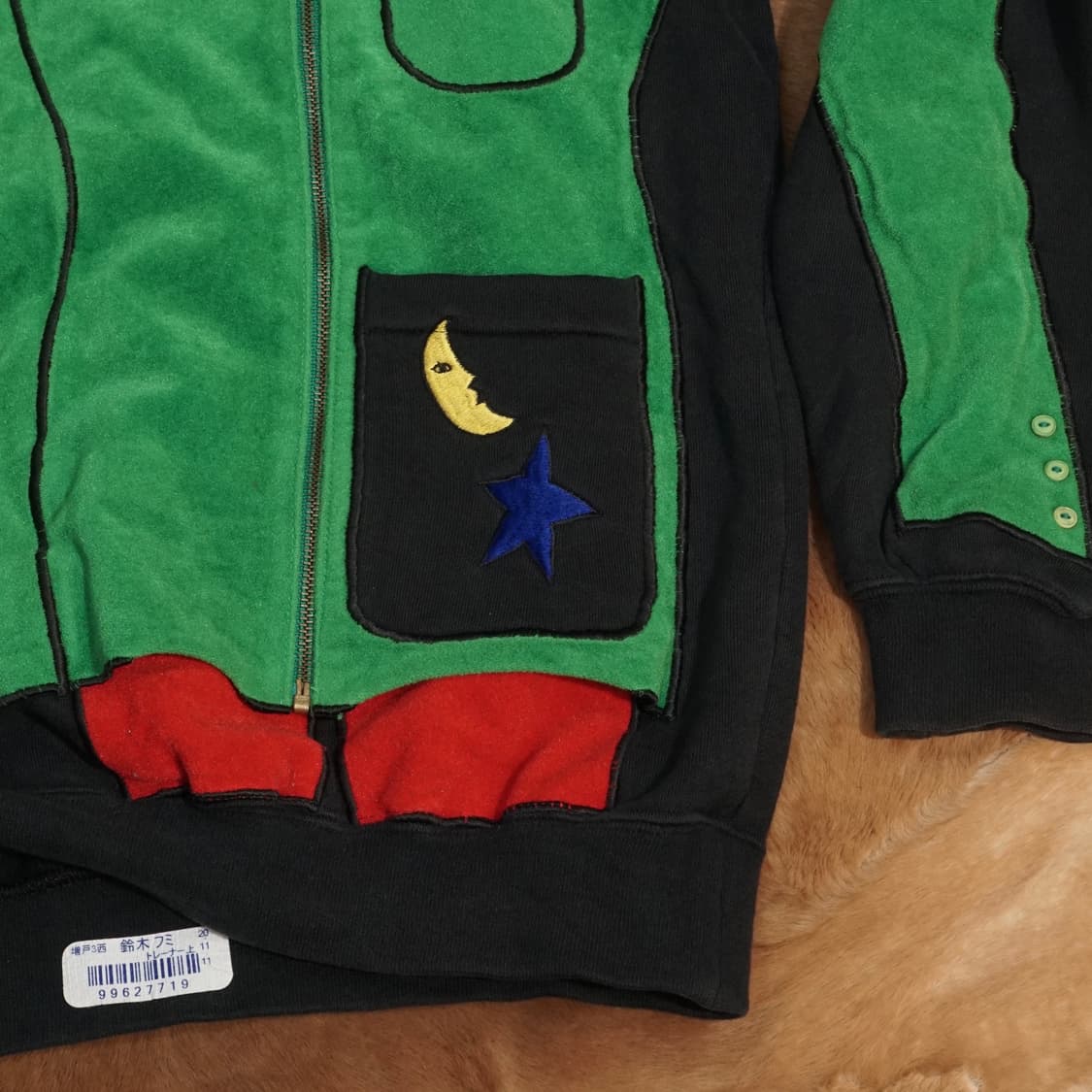 1990s Castelbajac 어린왕자 패치워크 스웻셔츠 상품이미지6