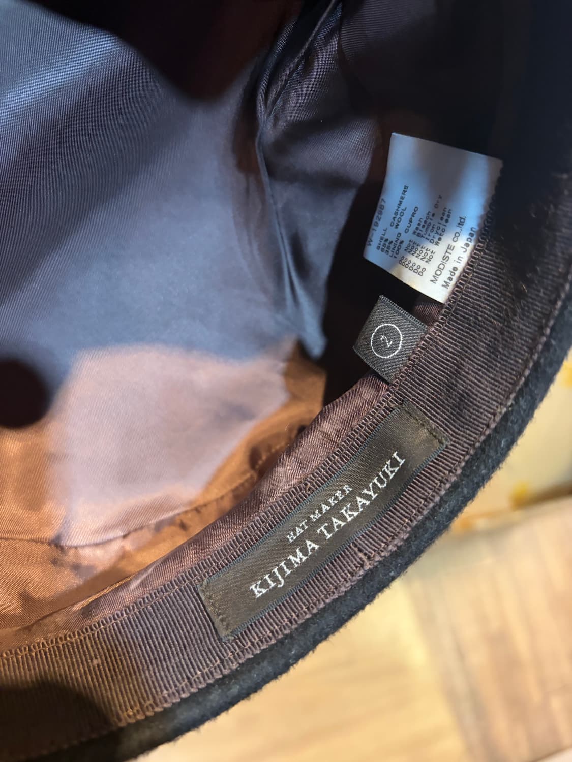 키지마 타카유키 캐시미어 캡 상품이미지5