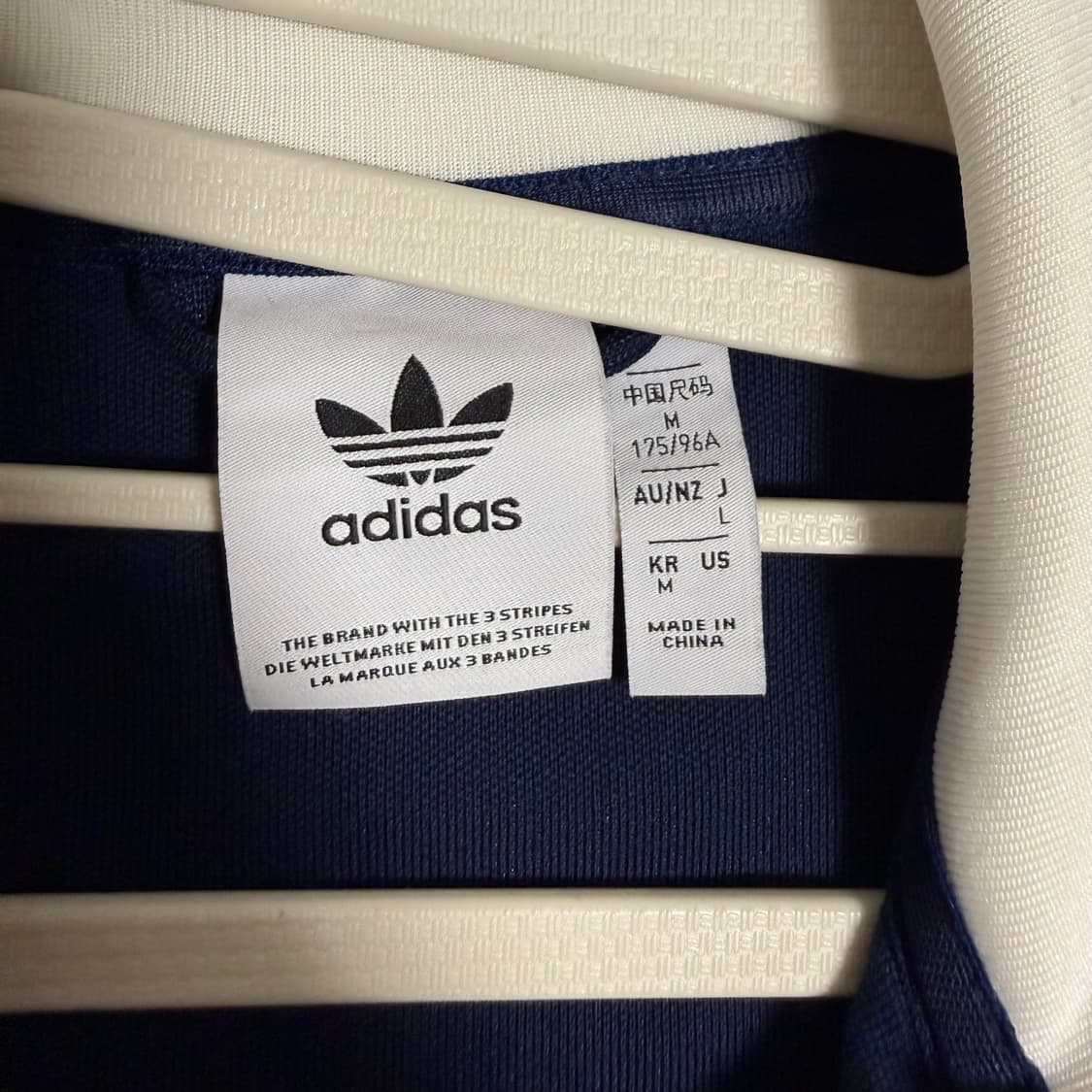 아디다스 베켄바우어 클래식 져지 네이비 화이트 M 트랙탑 상품이미지3