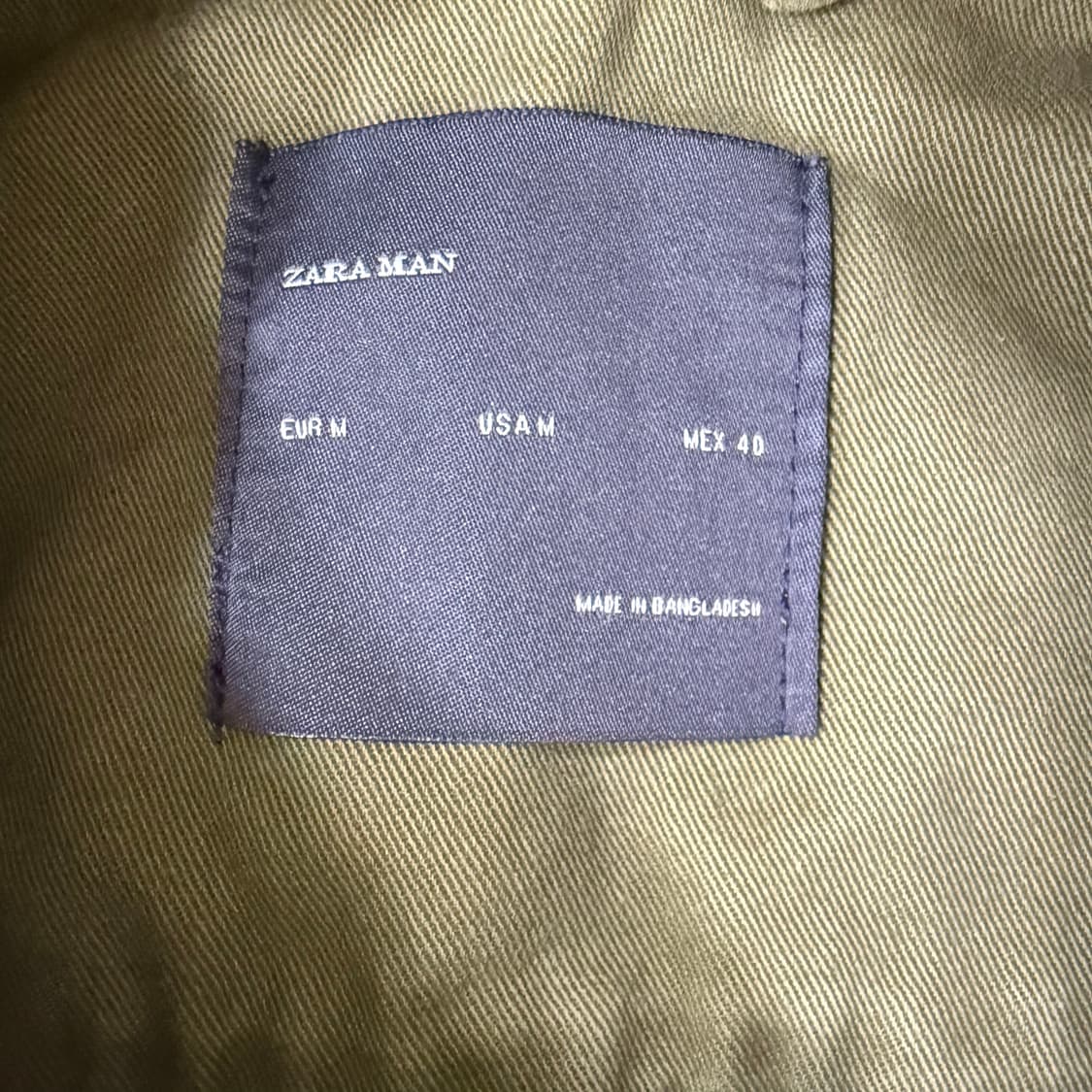 M 자라 맨 밀리터리 셔츠 0311T 상품이미지3