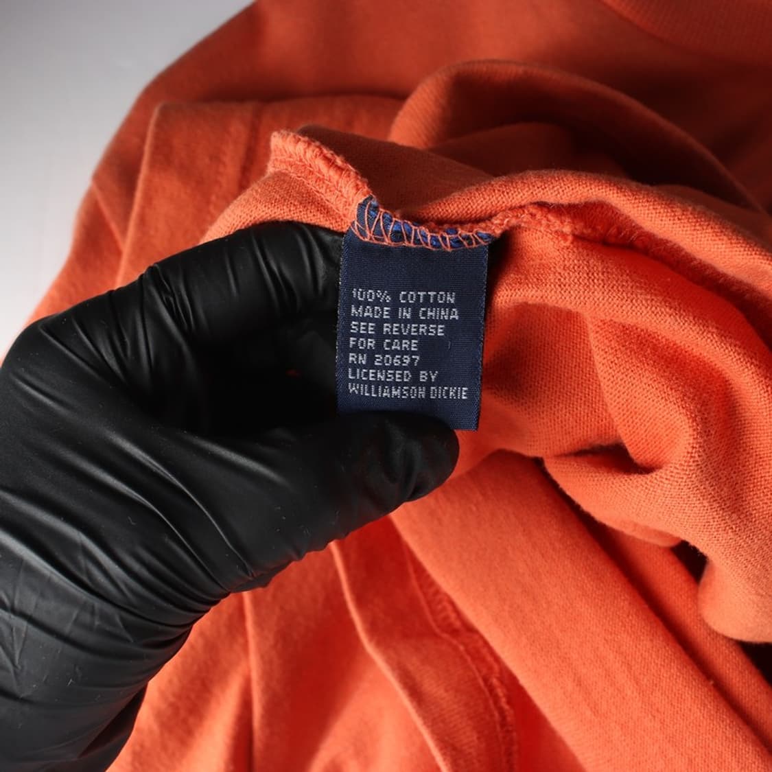 디키즈 센터 빅로고 롱슬리브 오렌지 M 상품이미지6