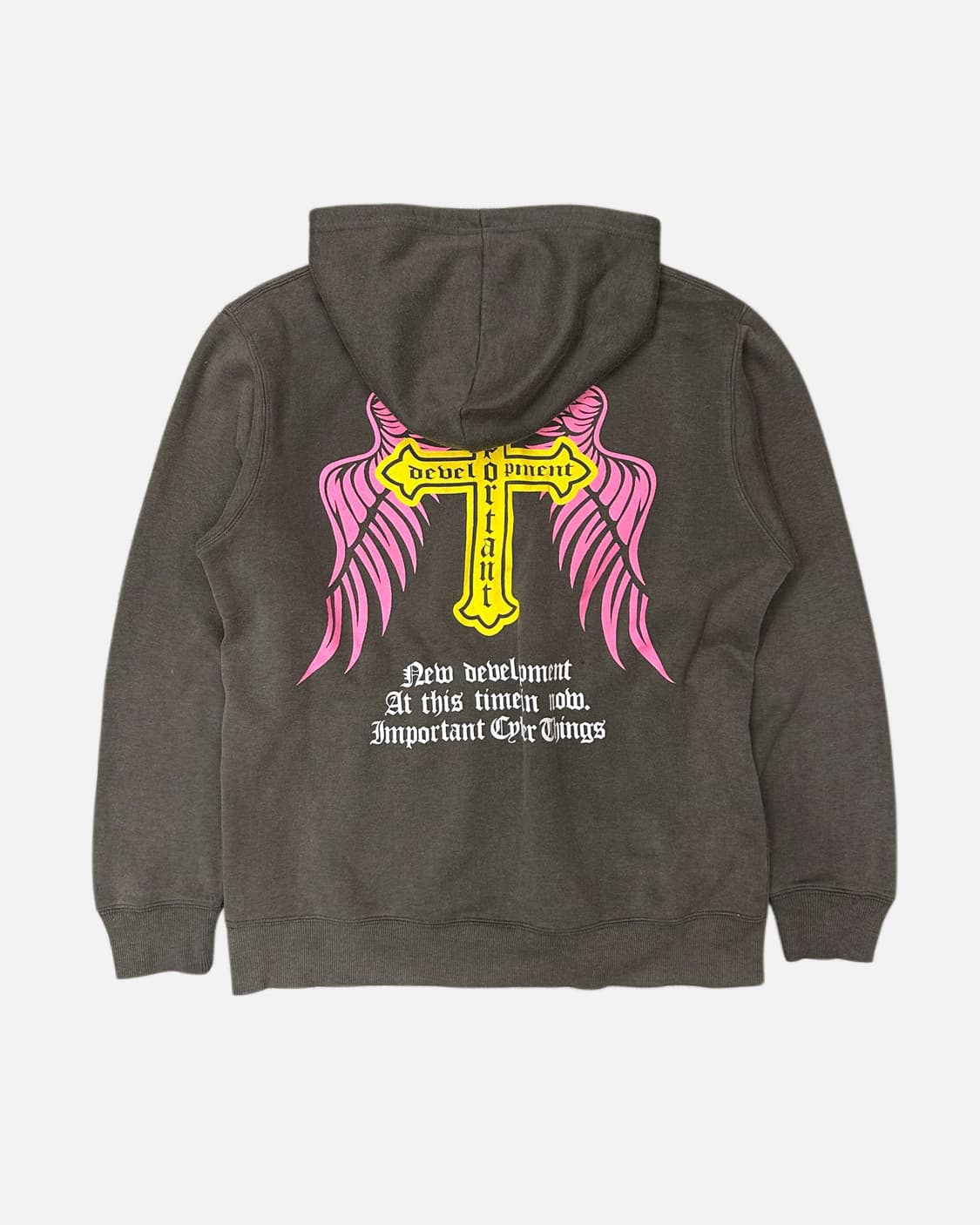 punk wing cross hood t-shirt 상품이미지4