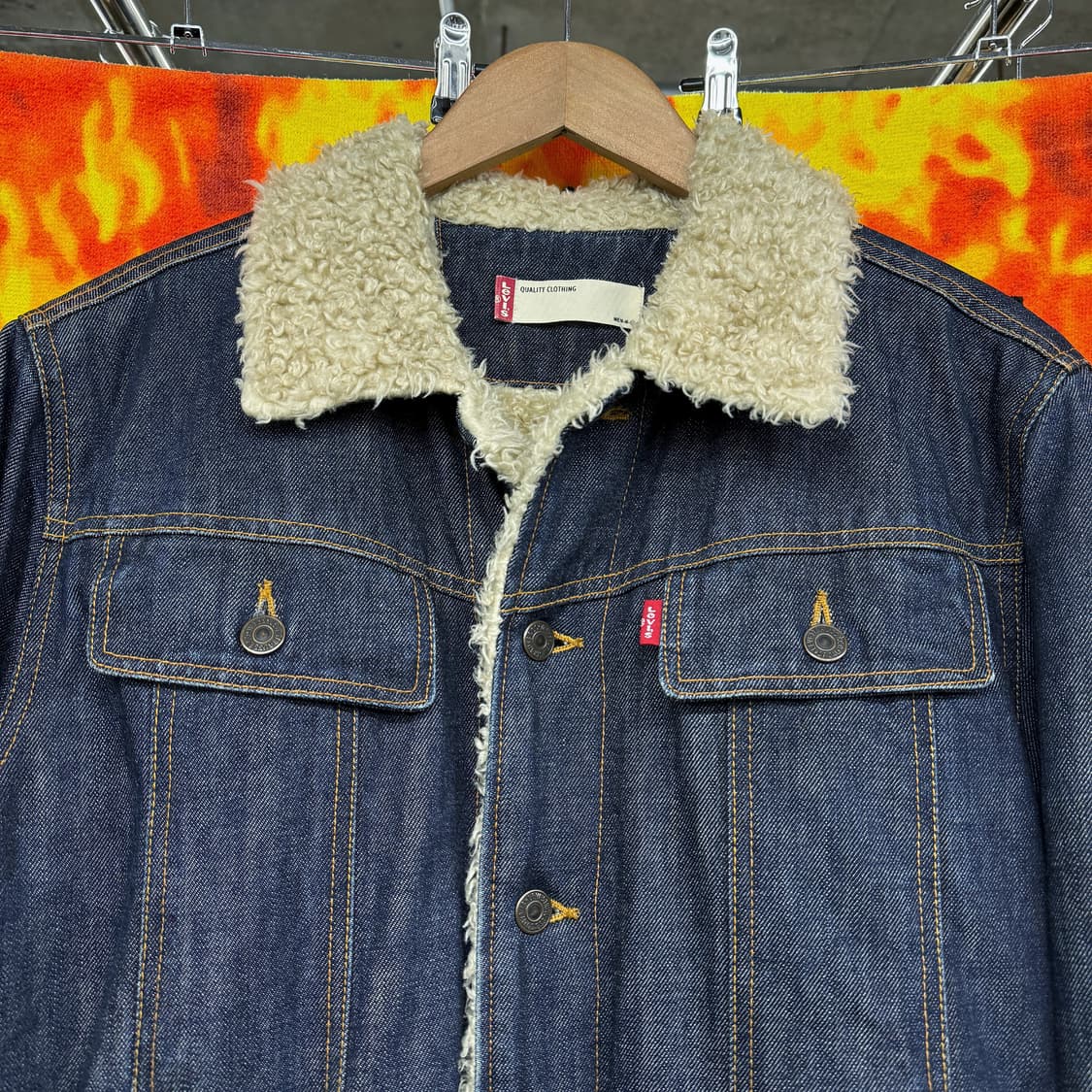 리바이스 쉐르파 데님 자켓 (M)   상품이미지2