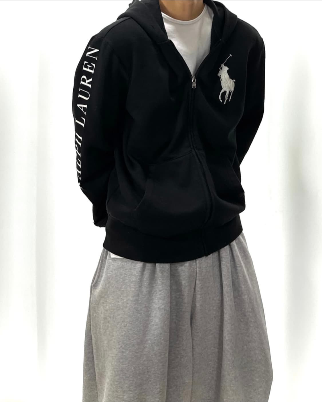 Polo 폴로 랄프로렌 빅포니 스펠아웃 후드집업 상품이미지2