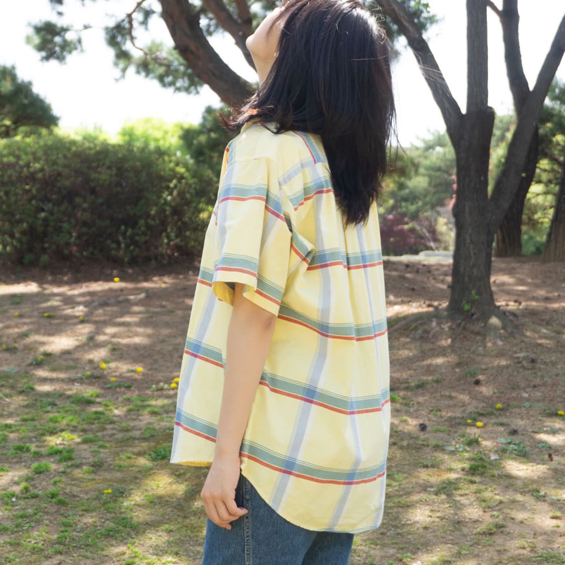 [BEAN POLE] 레몬 피크닉 체크 셔츠 상품이미지2