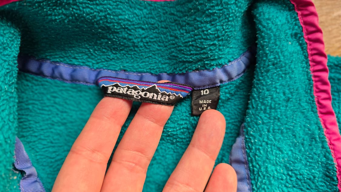 레어) 80s 파타고니아 신칠라 USA 민트 컬러 상품이미지2