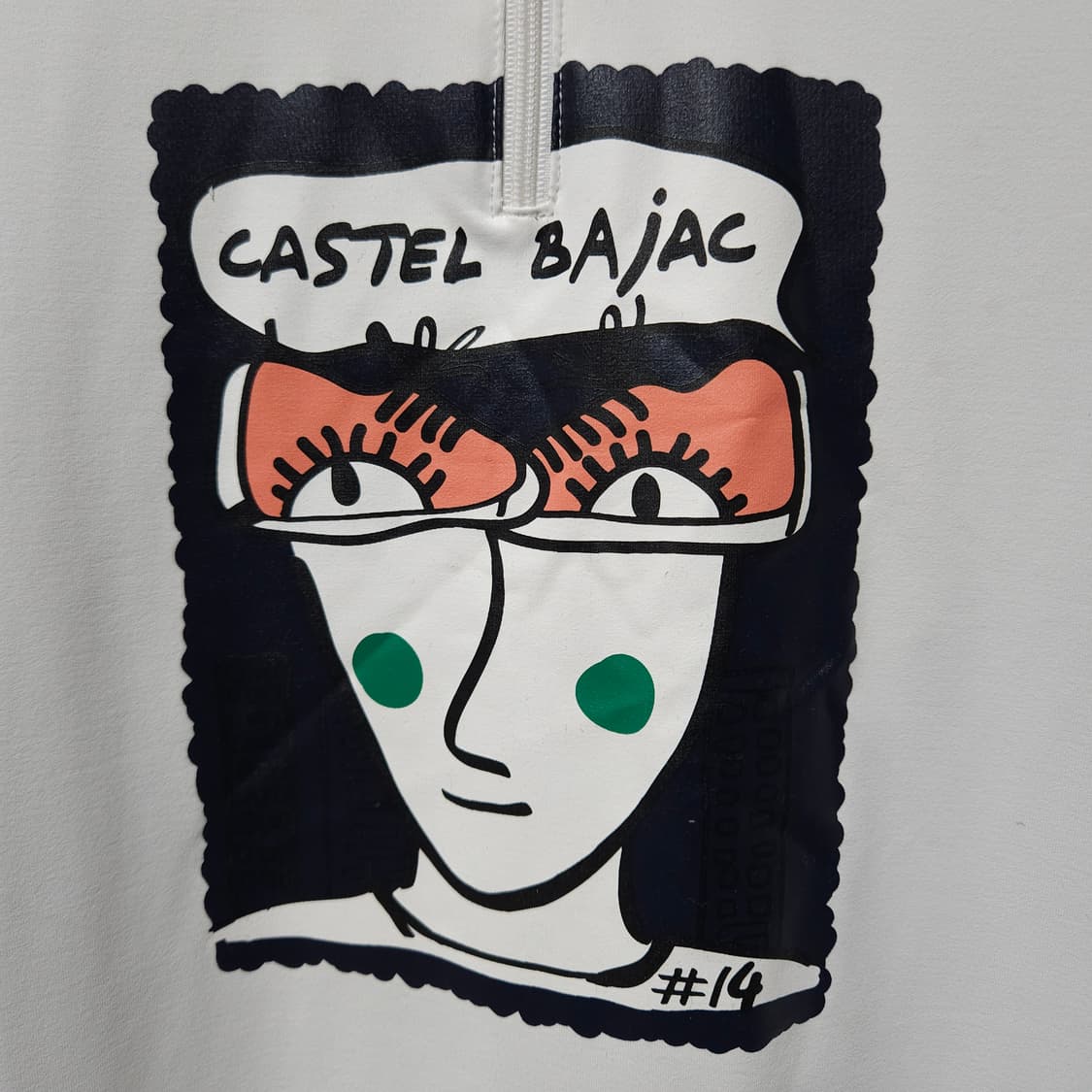 95 ) 까스텔바작 여성 골프 반집업 긴팔티 상품이미지3