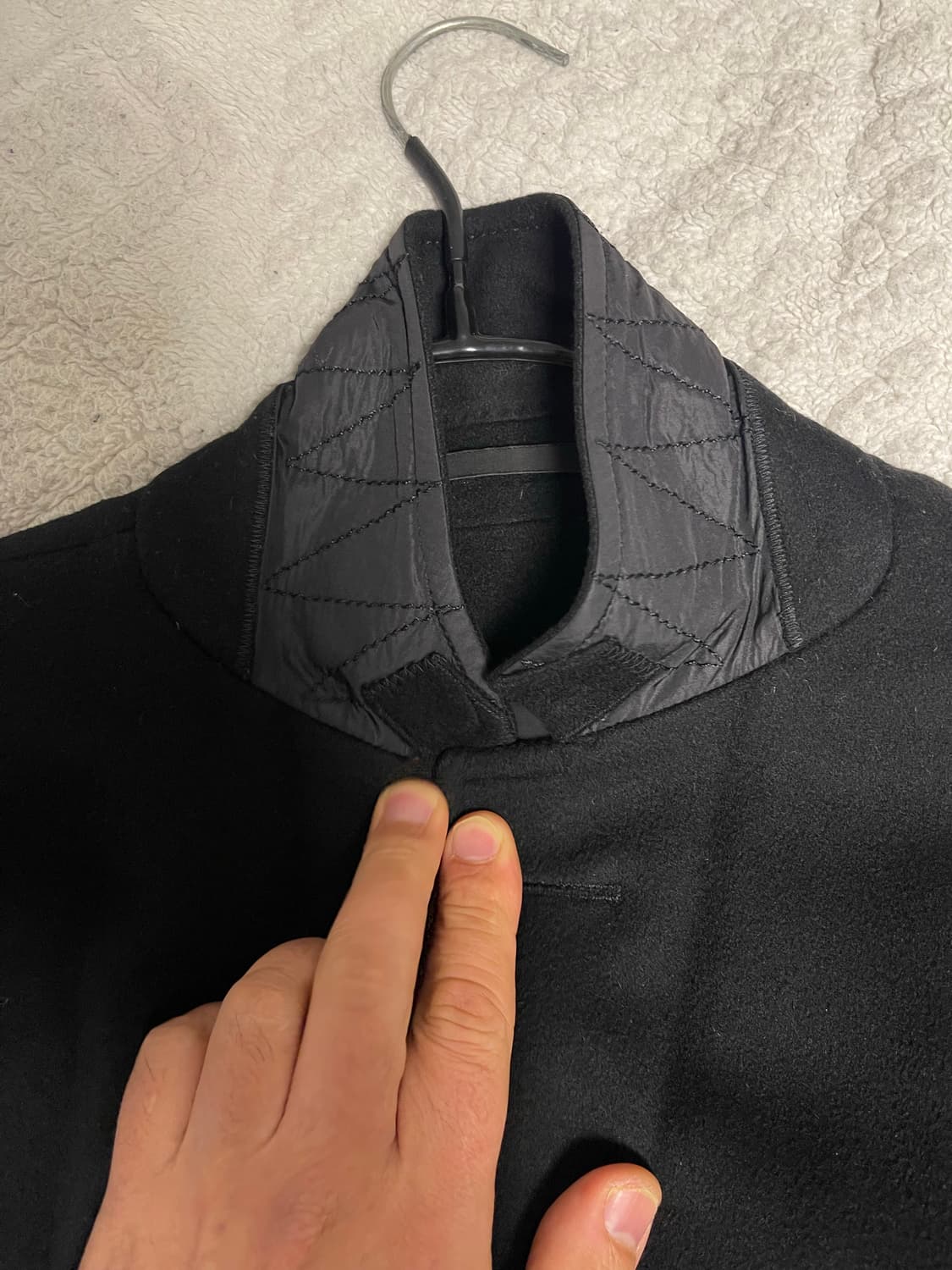 에르메네질도 제냐 지 제냐 (Z ZEGNA) 코트 블랙 50R 8drop 상품이미지8