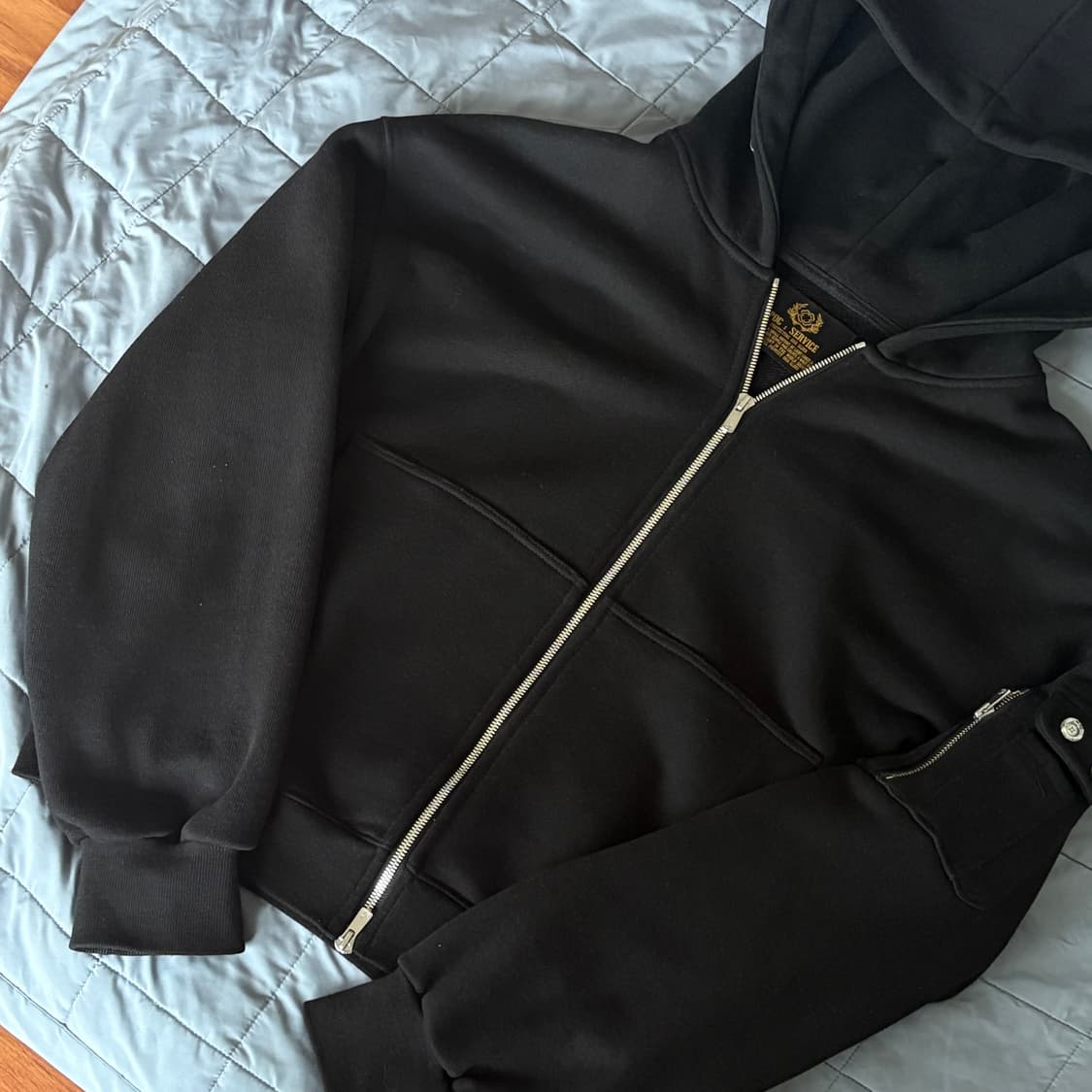 포그서비스 후디진호 후디 ma-1 hoodie black 1 size 상품이미지1